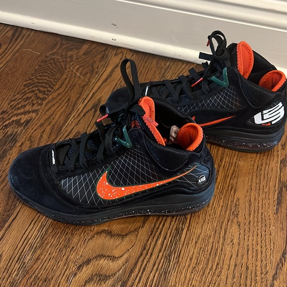 Nike Lebron 7 VII shoes Black Dx8554-001 size 7.5 - Picture 8 of 9